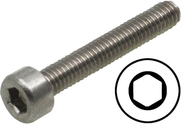 Actual product image Epower ES Hexagon socket screws M4x10 (10 Screws per piece)