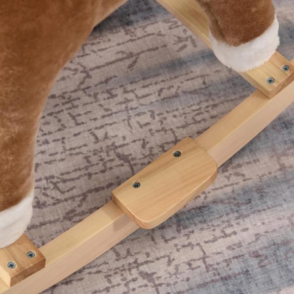 Produktbild Homcom Kinder Schaukelpferd mit Tiergeräusche