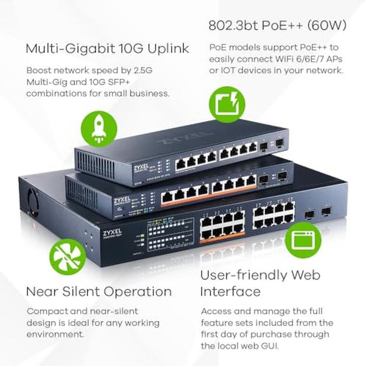 Image du produit Zyxel XMG1915-10EP (10 Ports)