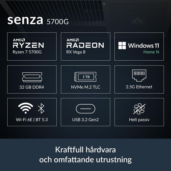 Produktbild Arctic Senza 5700G (1000 GB, 32 GB)