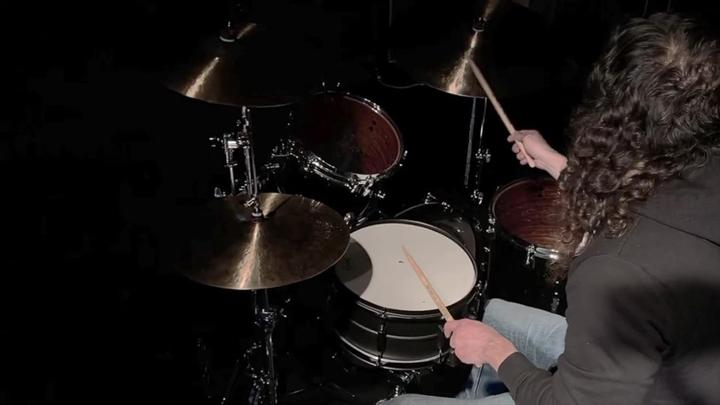 Actual product image Tama BST1455BK Metalworks Black Steel snaredrum 14 x 5.5 inch (Acoustic drum)