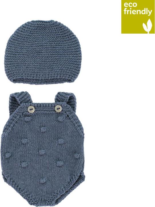 Miniland Strickset 32cm Strampler&Mütze