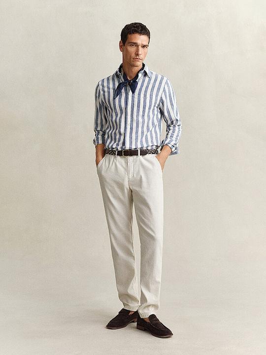 Immagine prodotto GANT Regular Cotton Linen Stripe Shirt (XXL)