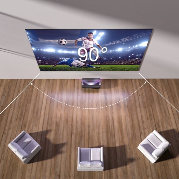 Immagine prodotto AWOL Vision Schermo per proiettore Daylight ALR, 120" 267,6 x 151,4 x 2,5 cm (120")