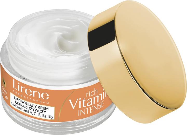 Image du produit Lirene liftingujący krem ultraodżywczy z SPF 20 i witaminami A, C, E, B3, B5 50+ na dzień 50ml (50 ml)