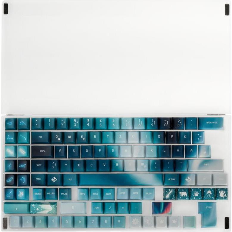 Traitors AURORA Keycap Set (DE), Keycaps, Blau