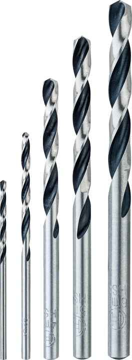 Image du produit Bosch Professional Zubehör Foret hélicoïdal HSS PointTeQ Set (2 mm, 3 mm, 4 mm, 5 mm, 6 mm)