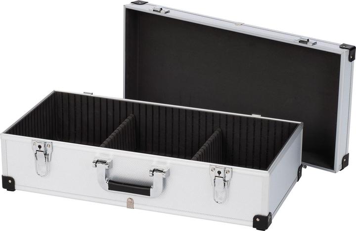 Kreator Aluminium case 560x265x173mm (80CDs) - silver