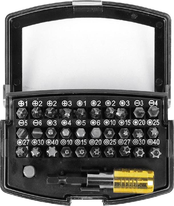 Actual product image EK Professional bits with colour rings 32 pieces in practical plastic box (1/4" x 25mm)
