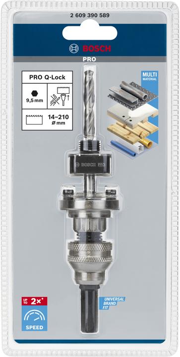 Produktbild Bosch Professional Zubehör Sechskantadapter, 14 - 210 mm (6.35 Zentimeter)