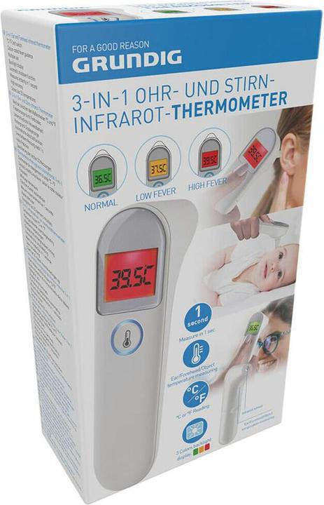 Produktbild Grundig Termometr - Berührungsloses Thermometer (Berührungslos, Stirn, Ohr)
