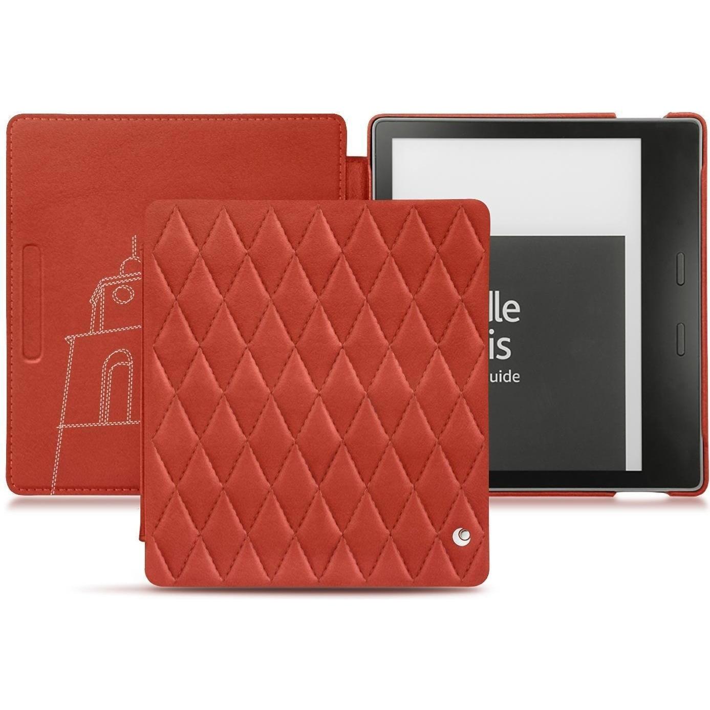 Thumbnail - Noreve Lederschutzhülle horizontal (Kindle Oasis (2019)), Tablet Hülle, Orange