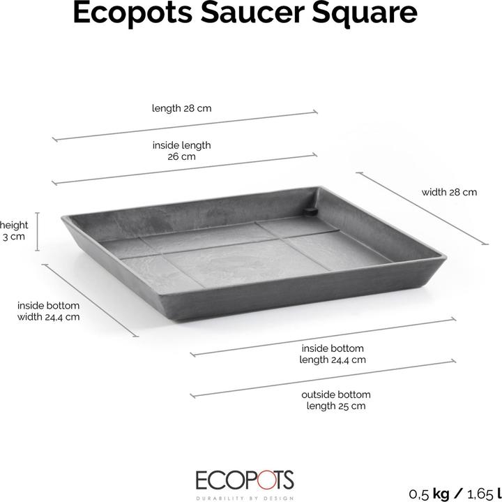 Produktbild Ecopots Saucer Rotterdam
