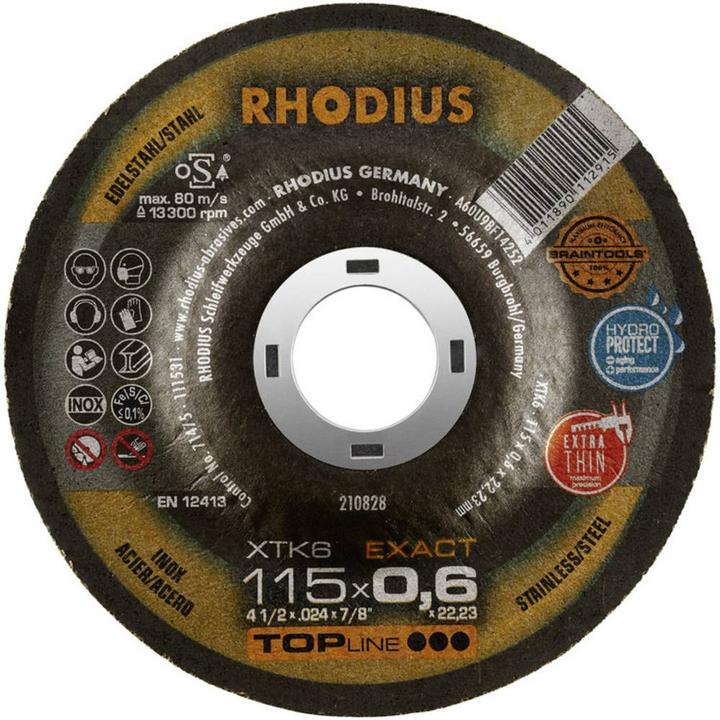 Immagine prodotto Rhodius Disco da taglio 115 x 0,6 x 22,23 mm
