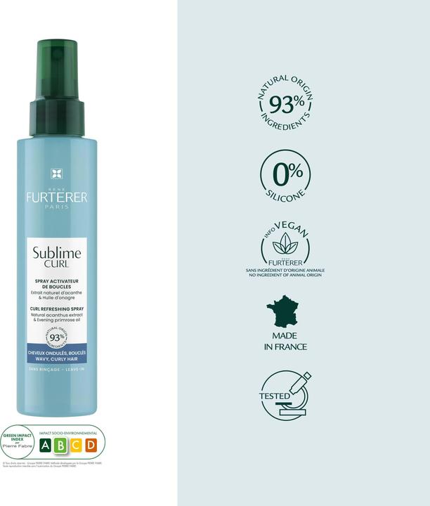 Produktbild Rene Furterer Sublime Curl Locken-Spray ohne Ausspülen (150 ml)