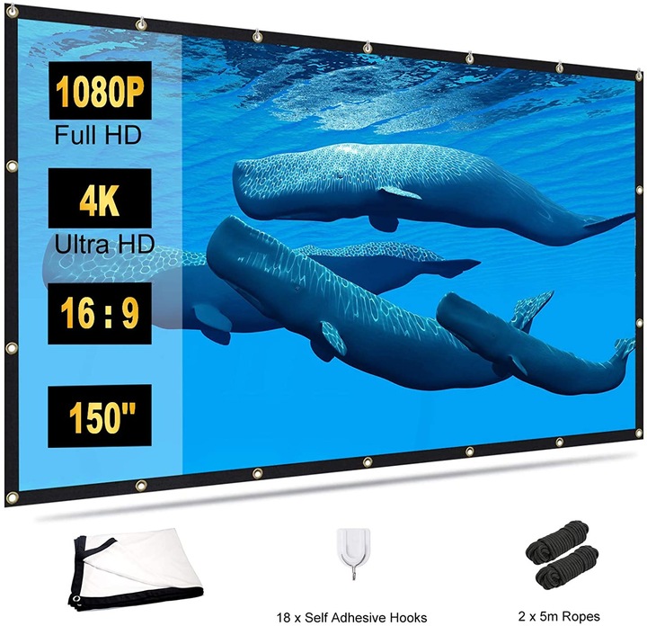 Towond Projector screen (150", 16:9)
