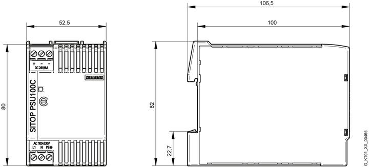 Produktbild Siemens Hutschienen-Netzteil (DIN-Rail