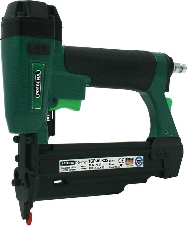 Prebena Druckluftnagler für Stifte mit und ohne Kopf für Stifte ALKAL 1235 mm