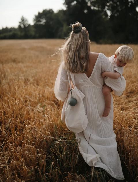 Actual product image Mushie Pacifier case Tradewinds