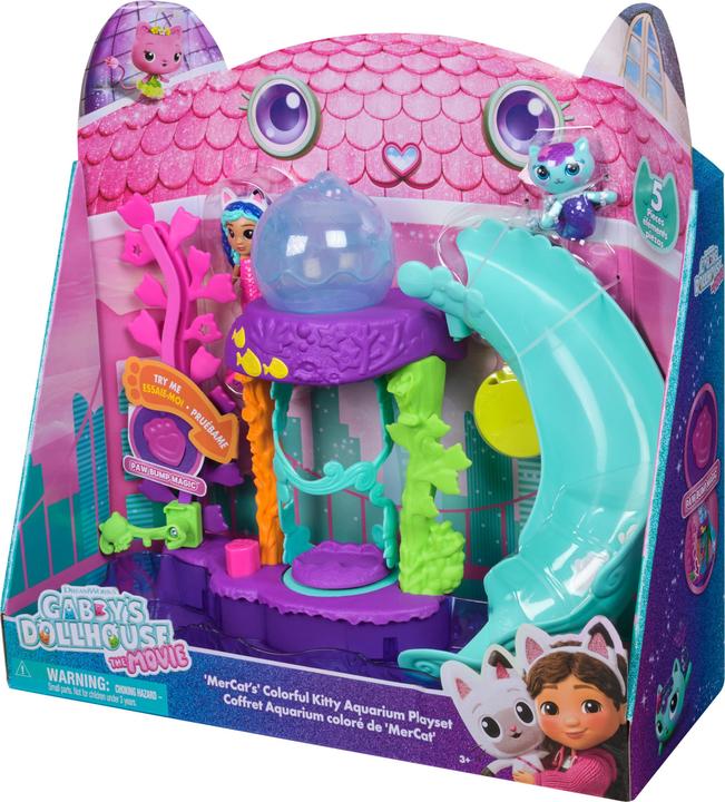 Produktbild Gabby's Dollhouse GDH PYS Movie Aquarium Playset INTL GML