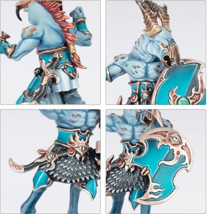 Productafbeelding Games Workshop Warhammer AoS - Spearhead Disciples of Tzeentch : Troupeau de Guerre de Tzaangor (Plastic)