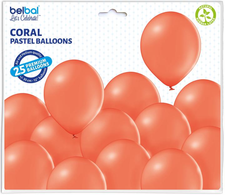 Image du produit Belbal Ballons écologiques Coral 25 pièces (25 x)