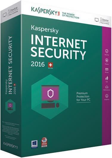 Kaspersky Internet Security 2016 (1 User, 12 Monate)