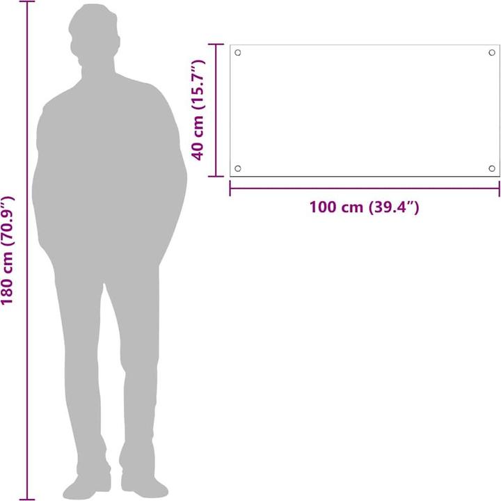Produktbild vidaXL Küchenrückwand