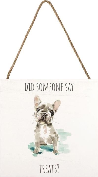 Produktbild Universal Textiles Tafel Aus Holz Französische Bulldogge