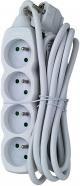 Image du produit Esperanza Power Strip 4 Sockets 3m White (4x, 3 m)