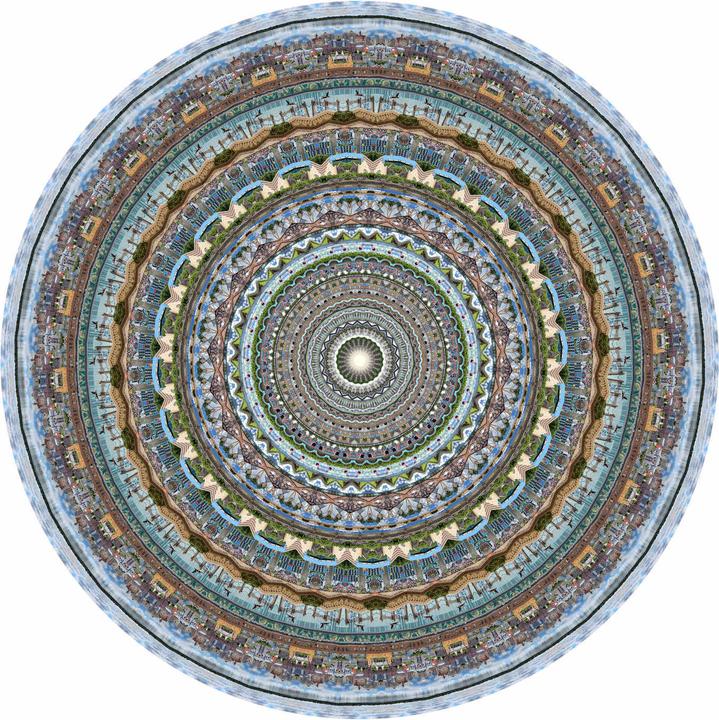 Produktbild Moooi Urban Mandala Teppich (250 cm)