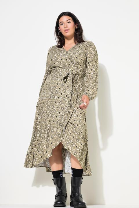 Image du produit Studio Untold Robe maxi coupe évasée, imprimé intégral, effet cache-coeur (54)