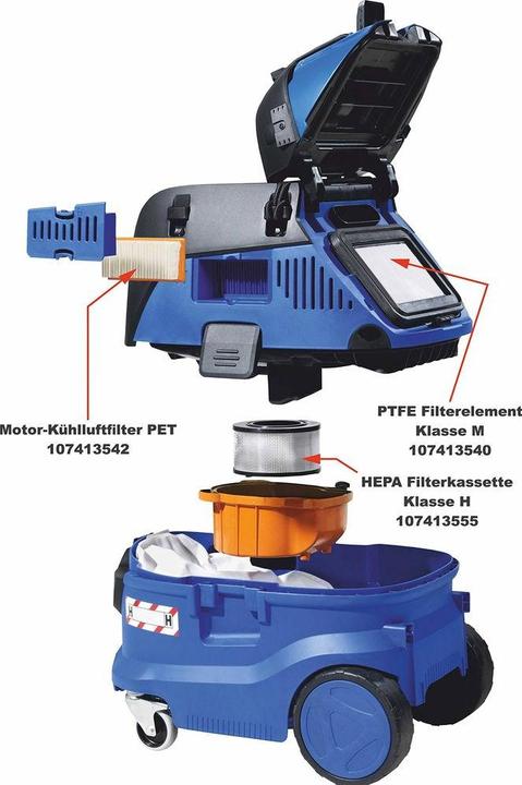 Image du produit Nilfisk Aspirateur eau et poussière 1400 W 30 l 10741218 (Aspirateur eau et poussière)