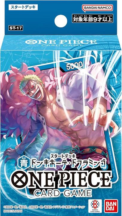 Image du produit One Piece Starter Deck Blue Donquixote Doflamingo - ST-17 - Card Game - JPN (Japonais, Pack de boosters)
