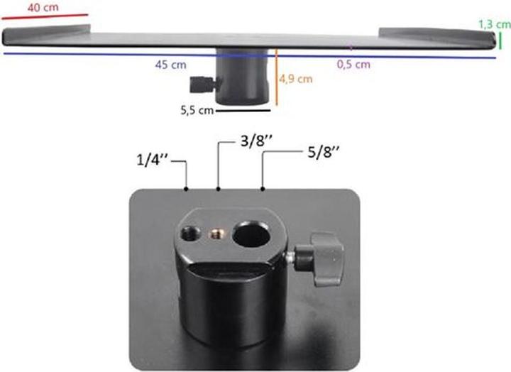 Image du produit Studioking Support pour ordinateur portable MC-1120-S (Trépied Support de smartphone)