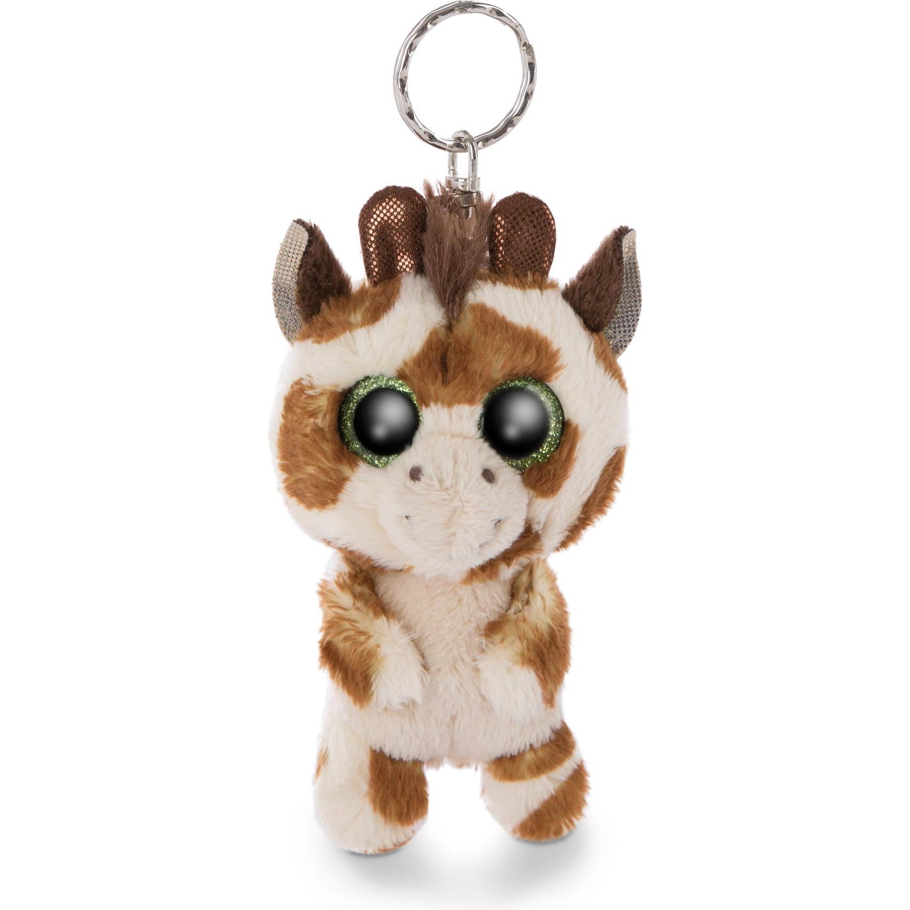 NICI, Jungen, Schlüsselanhänger, Schlenker Giraffe Halla 9cm, Braun