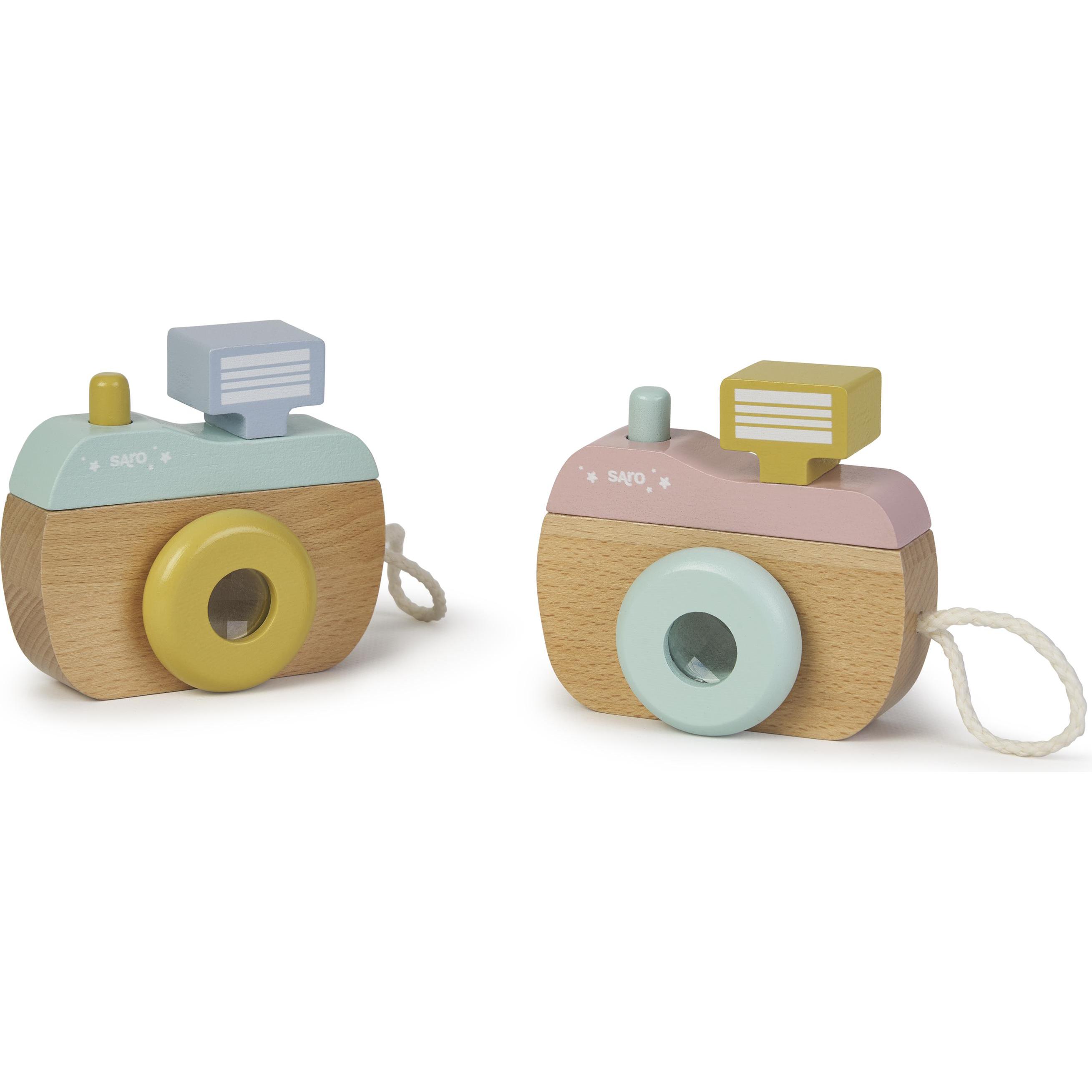 Thumbnail - Saro Baby SARO - Wood Camera - Pink (SAO33432)