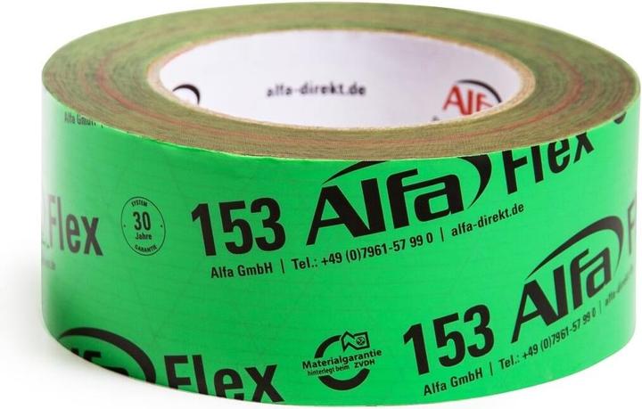 Produktbild Alfa Flex (Flexibles Folienband) 50 mm | Dampfsperrklebeband | aggressiv klebend | luftdicht winddicht (50 mm)