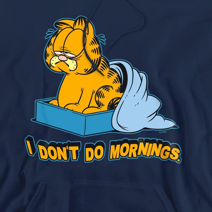 Produktbild Garfield I Don't Do Mornings Kapuzenpullover (S)