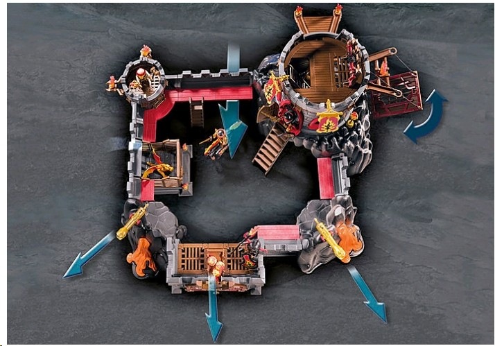 Immagine prodotto Playmobil Fortezza di Burnham Feuerfels (70221, Playmobil Novelmore)