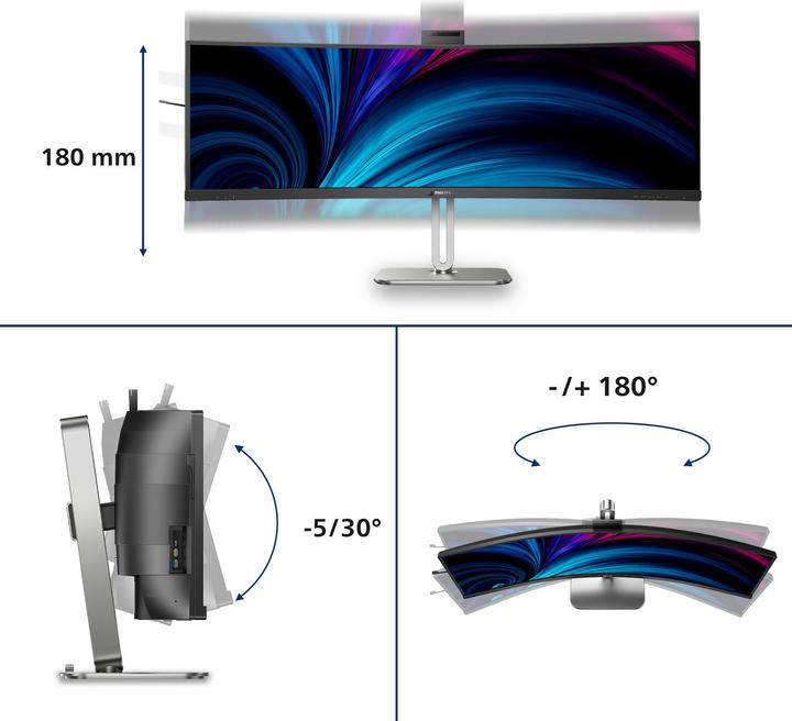 Produktbild Philips 49B2U6903CH (5120 x 1440 Pixel, 48.80")
