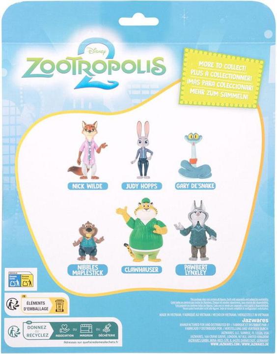 Immagine prodotto Disney Zootropolis Figure 5 Pack 9,5 Cm (326-0012)