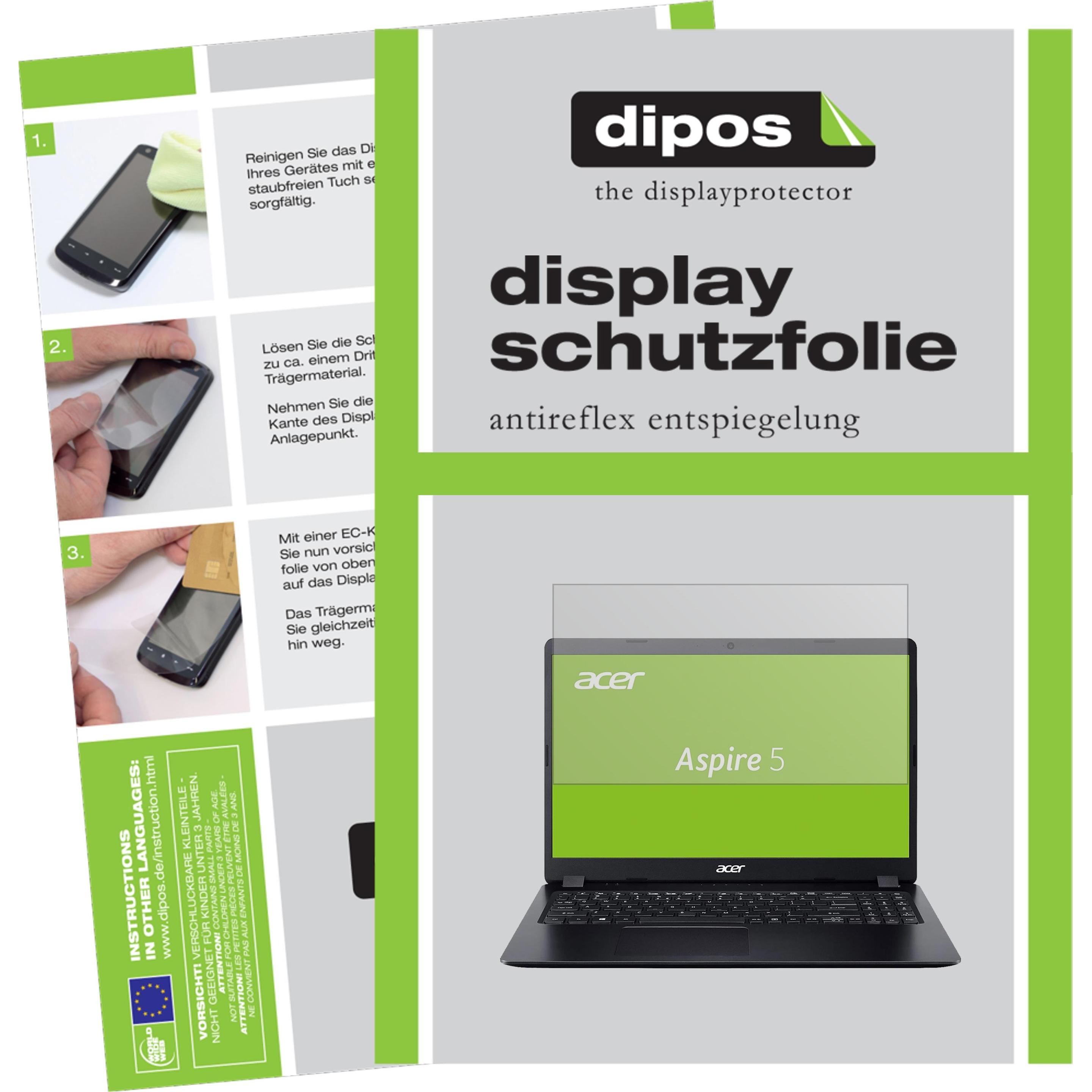 Thumbnail - Dipos Displayschutzfolie Antireflex (2 Stück, Aspire 5), Tablet Schutzfolie