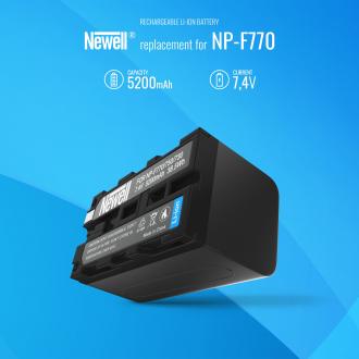 Image du produit Newell Batterie identique à la NP-F770 avec double chargeur USB-C pour Sony (Batterie de l'appareil photo)