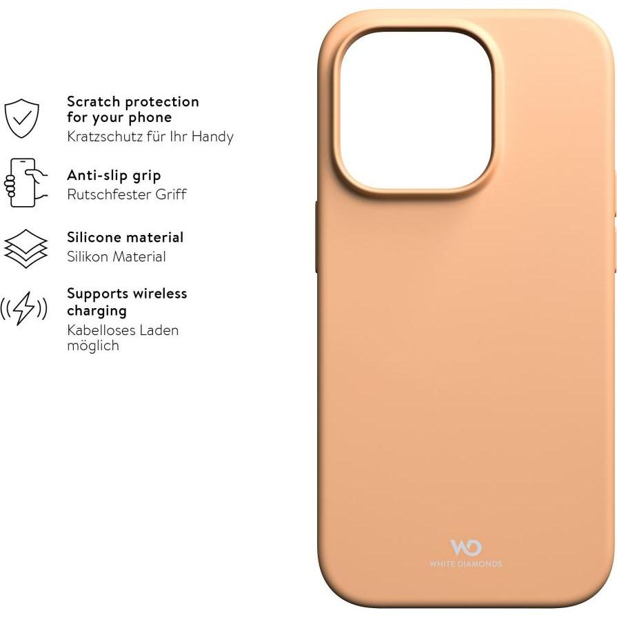 Thumbnail - White Diamonds Urban Case (Apple iPhone 14 Pro), Smartphone Hülle, Orange