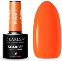 Actual product image Claresa Soak Off Uv/Led Neon Gel Polish 7 5G (Neon, UV gel varnish)