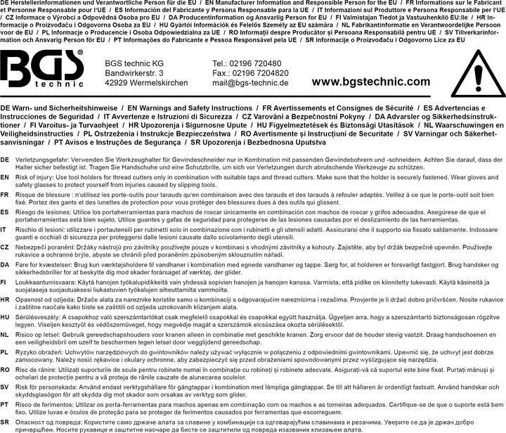 Produktbild BGS Gewindebohrer-Aufnahme-Steckschlüssel-Einsatz | 6,3 mm (1/4") | 4,6 mm