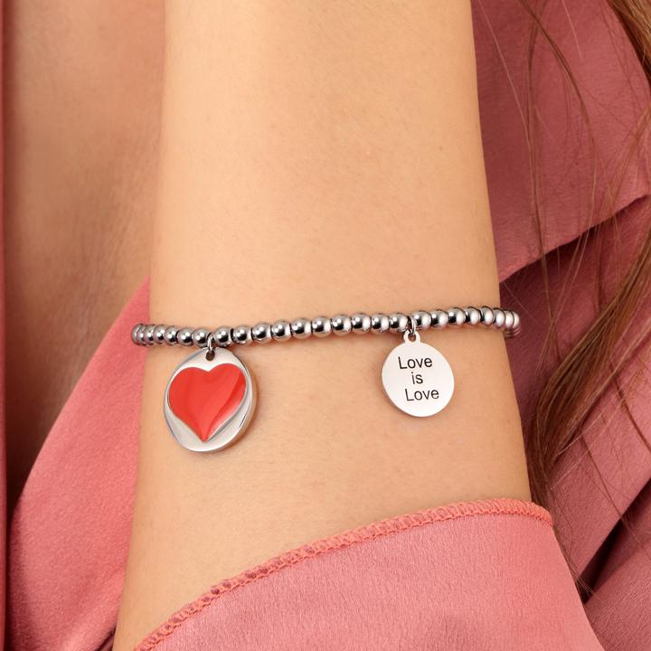 Immagine prodotto La Petite Story Bracciale Love Is Love (20 cm, Acciaio inossidabile)