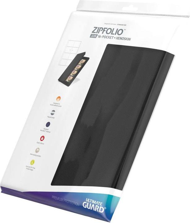Actual product image Ultimate Guard Zipfolio 320 - 16-pocket Xenoskin card holder