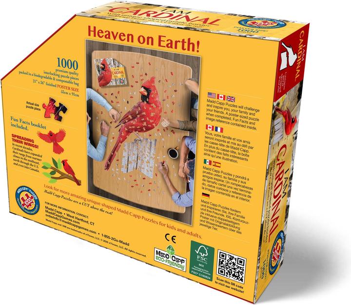 Productafbeelding Madd Capp I AM CARDINAL 1000 PUZZLE (1000 onderdelen)